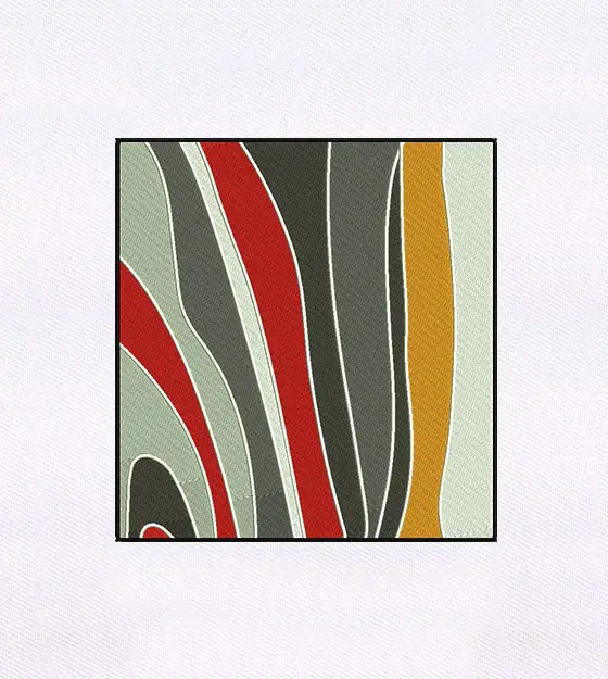 Modern Abstract Quilting Embroidery Design