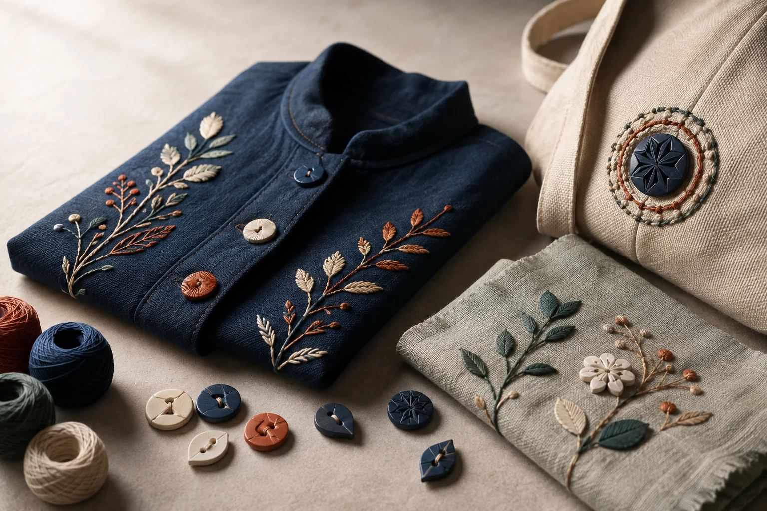 3D Printed Embroidery Accessories: Buttons, Patches and Charms