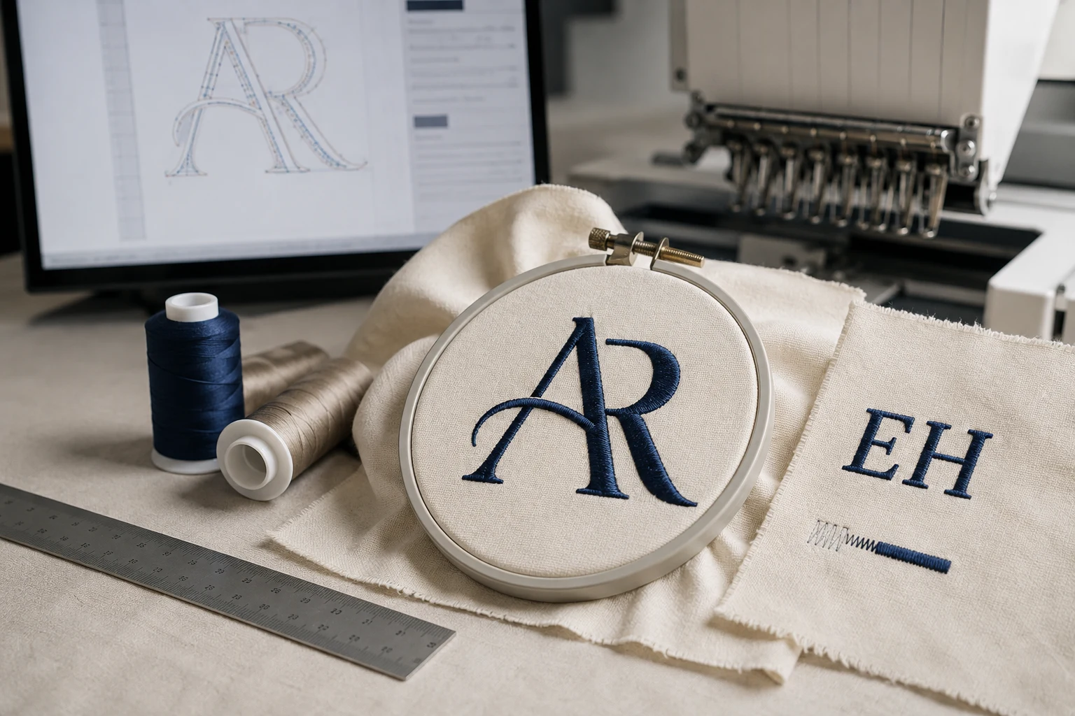 How to Digitize Letters for Machine Embroidery in Wilcom