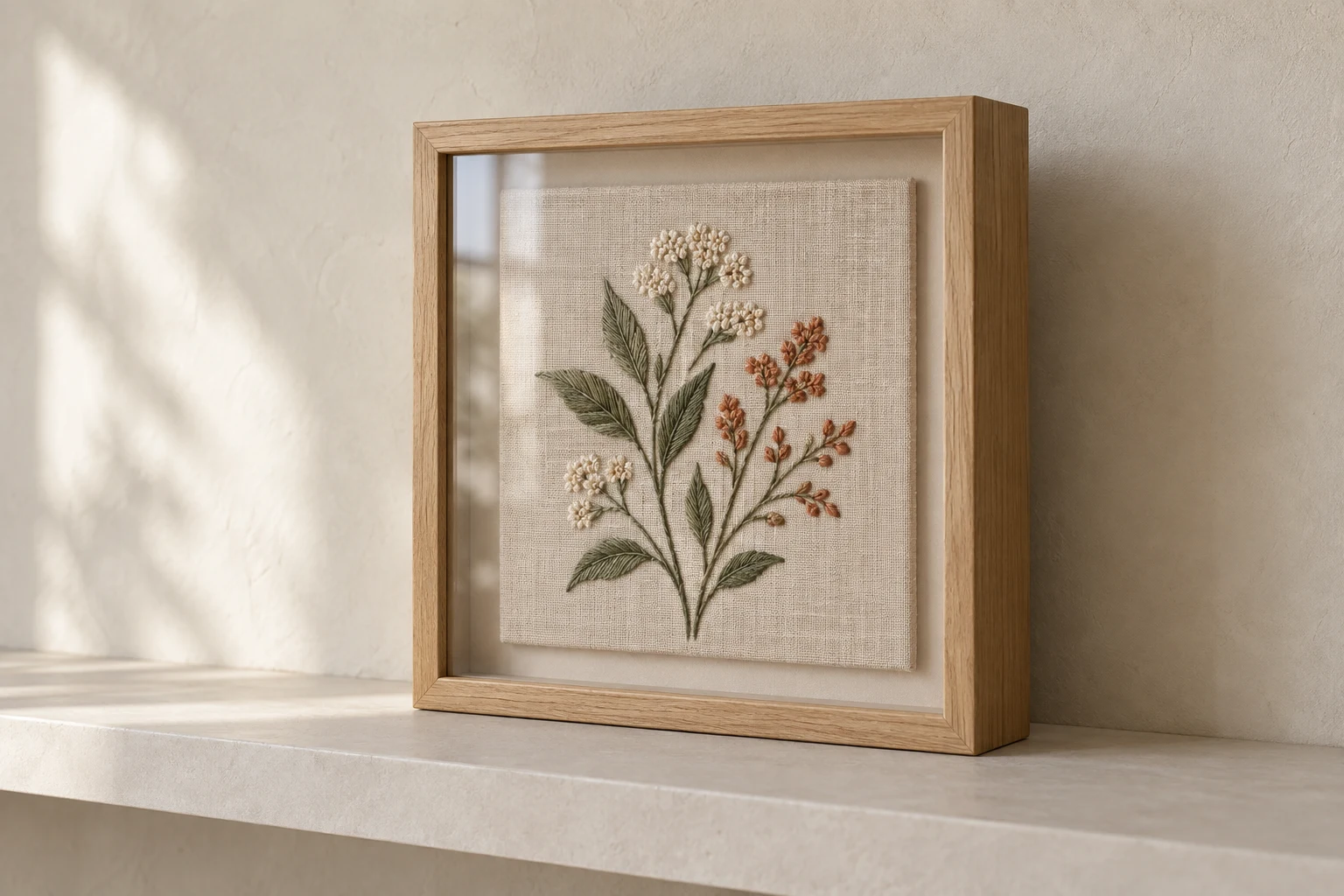 How to Display Embroidery in a Frame: Fit, Finish and Placement