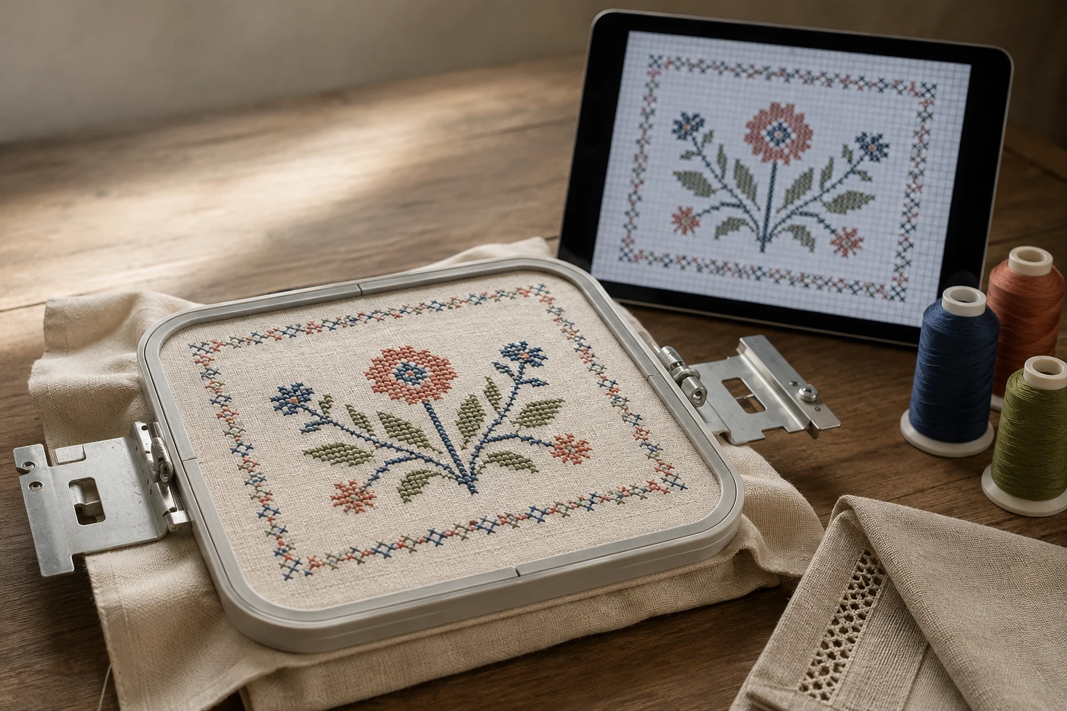 How to Digitize Cross Stitch Patterns for Machine Embroidery