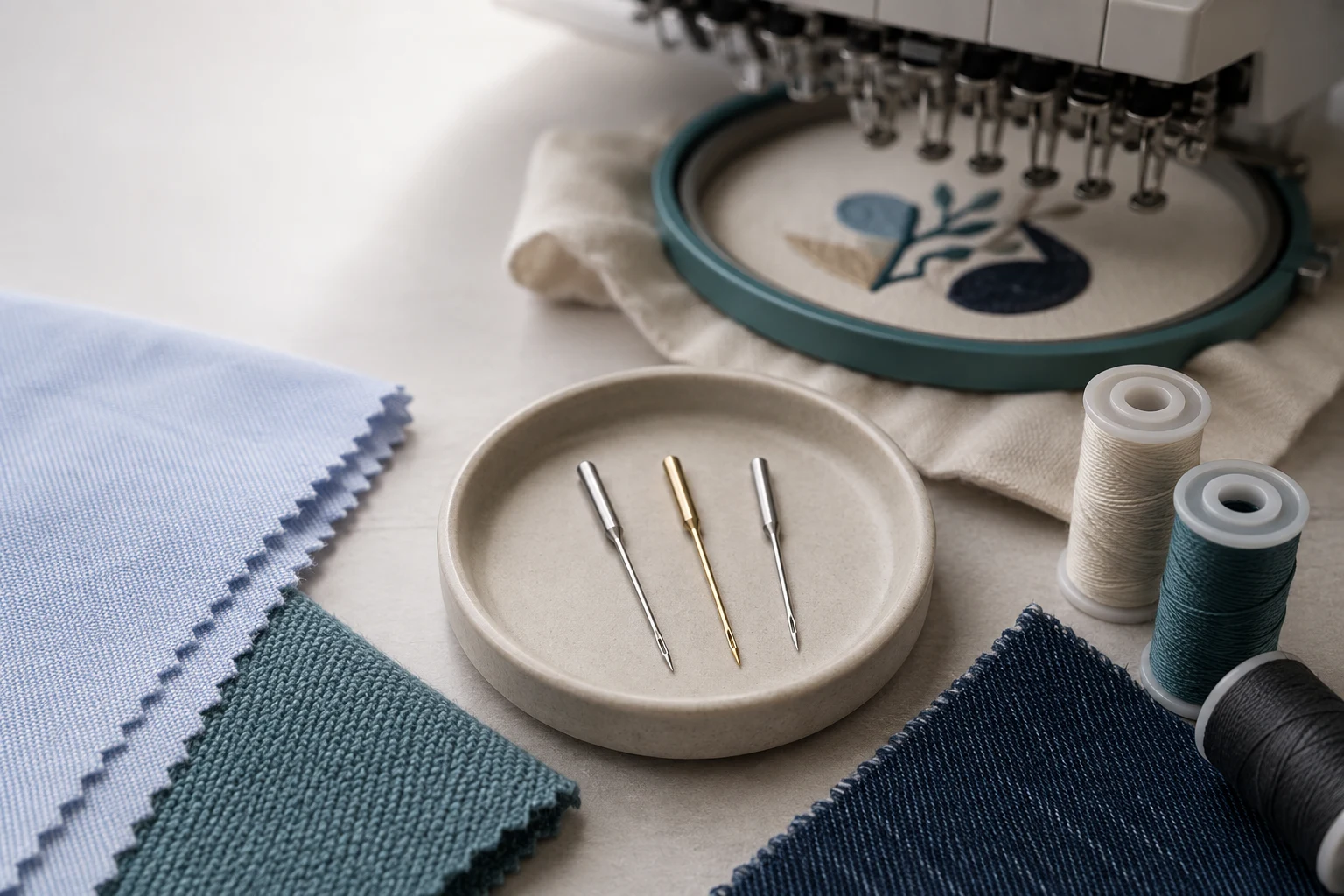 Machine Embroidery Needles: Sizes, Types and How to Choose