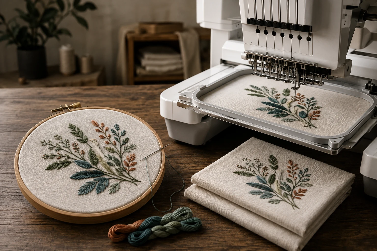 Machine Embroidery vs Hand Embroidery: Benefits and Key Differences