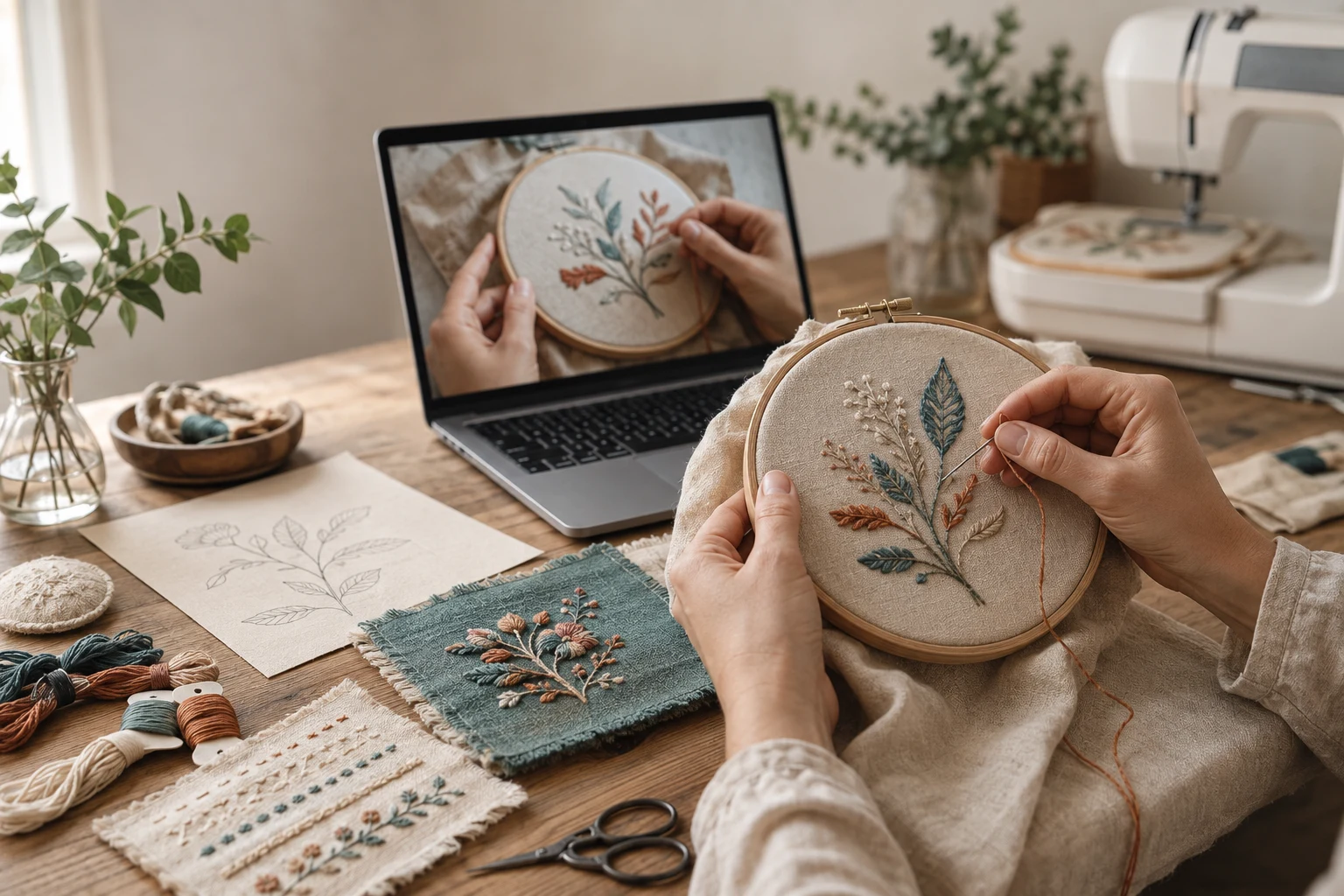 Online Embroidery Workshops: Choose a Class and Build Your Skills