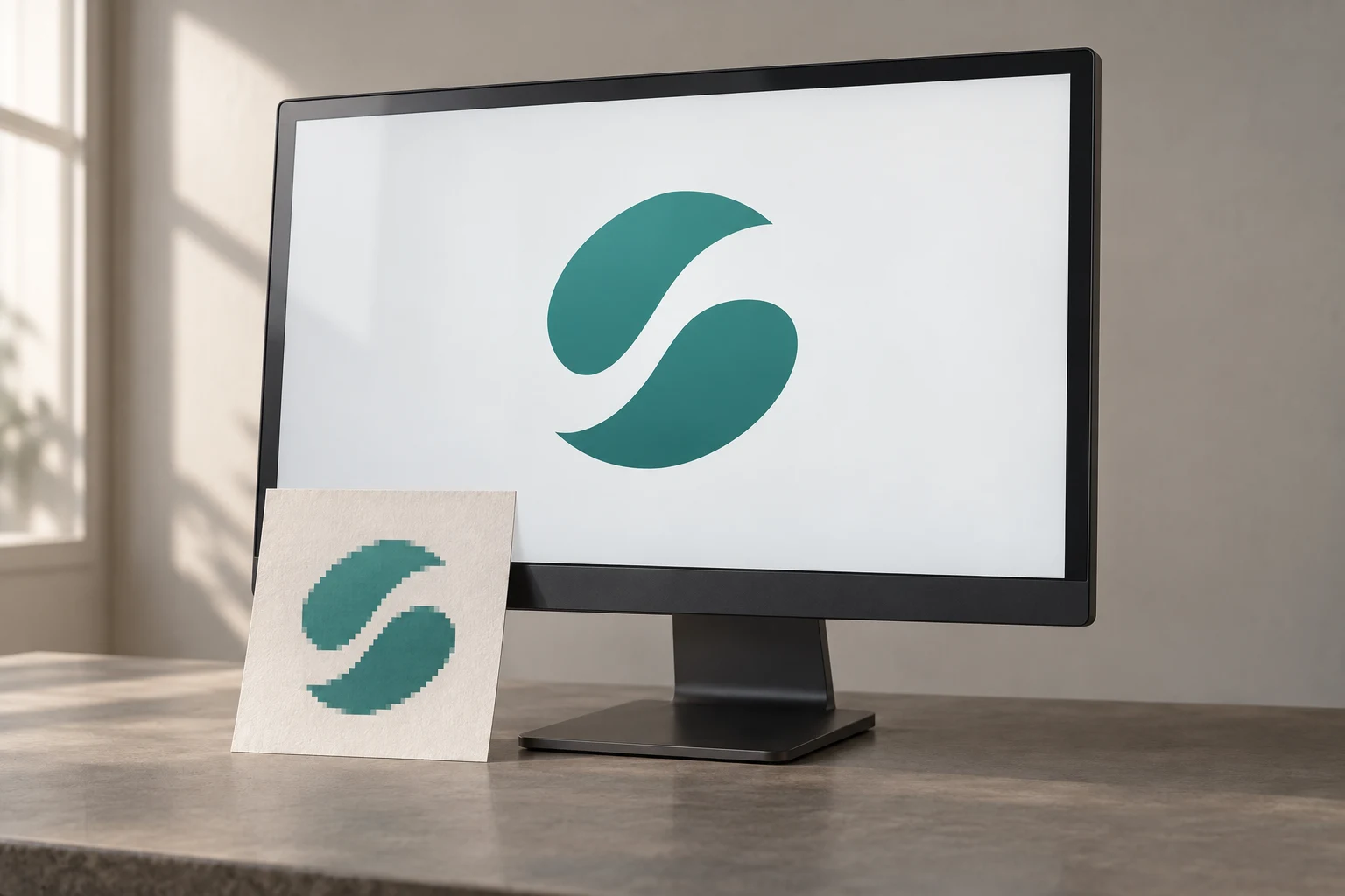 Turning a Blurry Logo into Crisp Vector Art