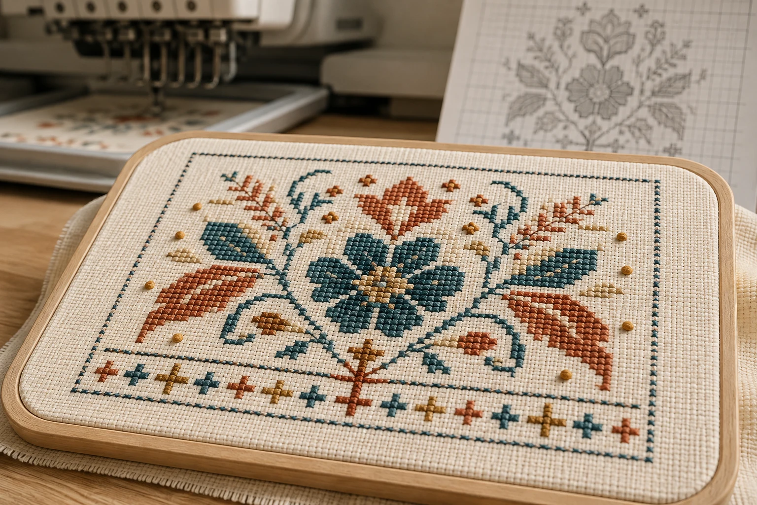 Types of Cross Stitch: Fills, Borders and Embroidery Digitizing