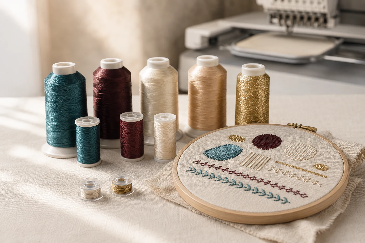 Machine Embroidery Thread Guide: Types, Weights and How to Choose