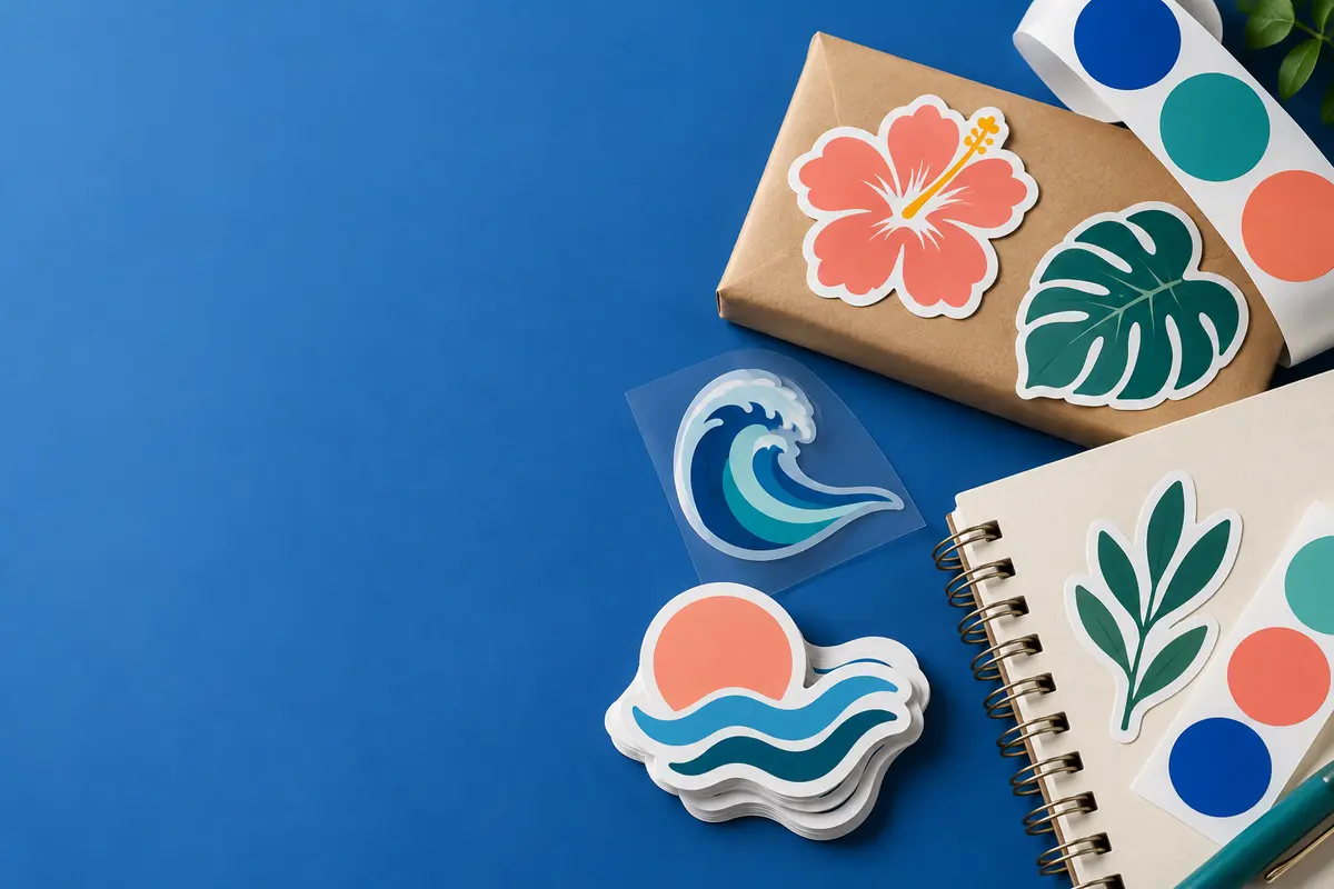 Original artwork preparation for personalized name stickers