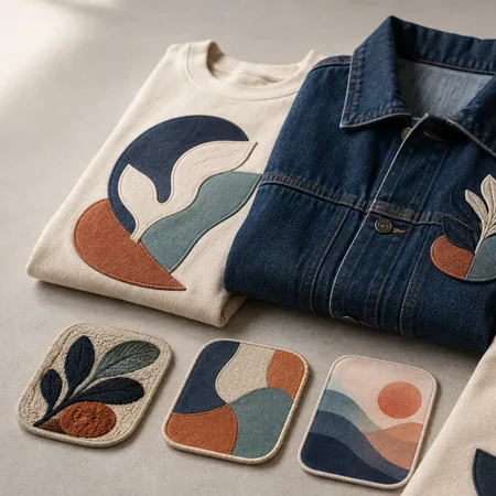 A collection of custom embroidered patches