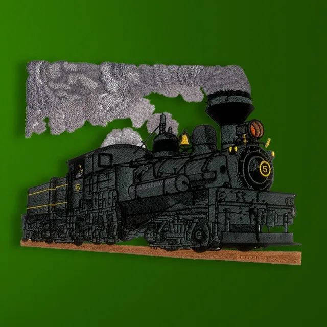 Train Embroidery Design