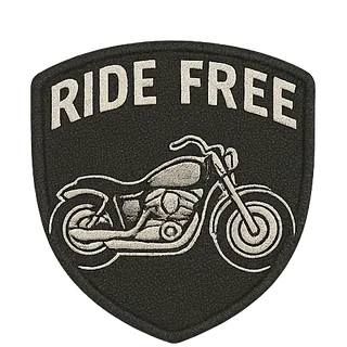 Motorcycle Iron-On Patches
