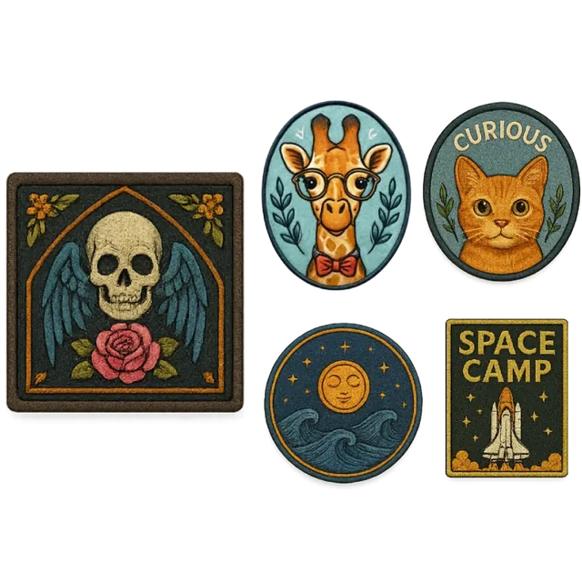Iron-On Patches in All Shapes