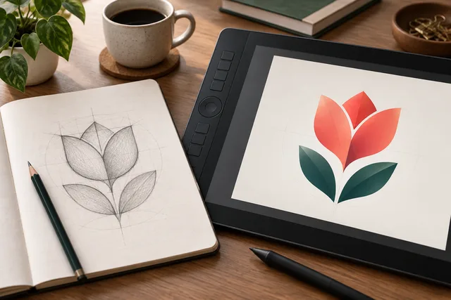 Vectorisation et redessin de logos — 4