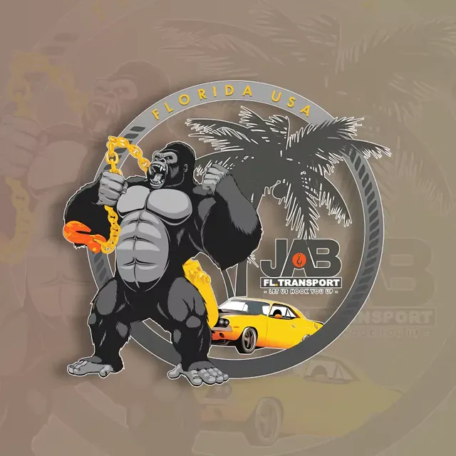 Gorilla-Vektordesign