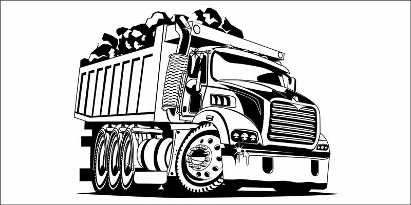 Free Free 121 Dump Truck Silhouette Svg SVG PNG EPS DXF File