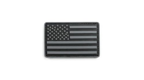DigitEMB USA Flag PVC Patch Hook & Loop Backing for Jackets, Hats, Backpacks & Gear