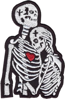 Iron on Patches Embroidery (White)